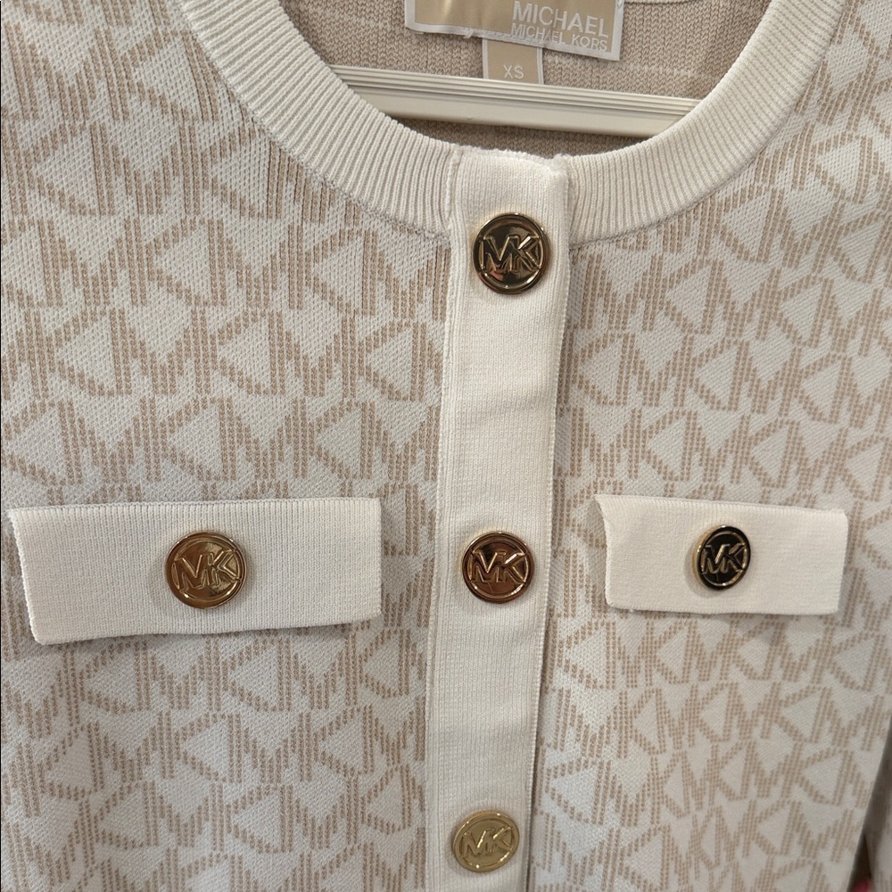 Michael Michael Kors Bone color Cardigan - Picture 3 of 9